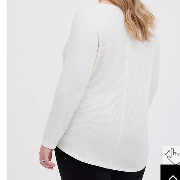 Torrid Rolling Stones LS Waffle Tee Size 5X - Picture 4 of 6